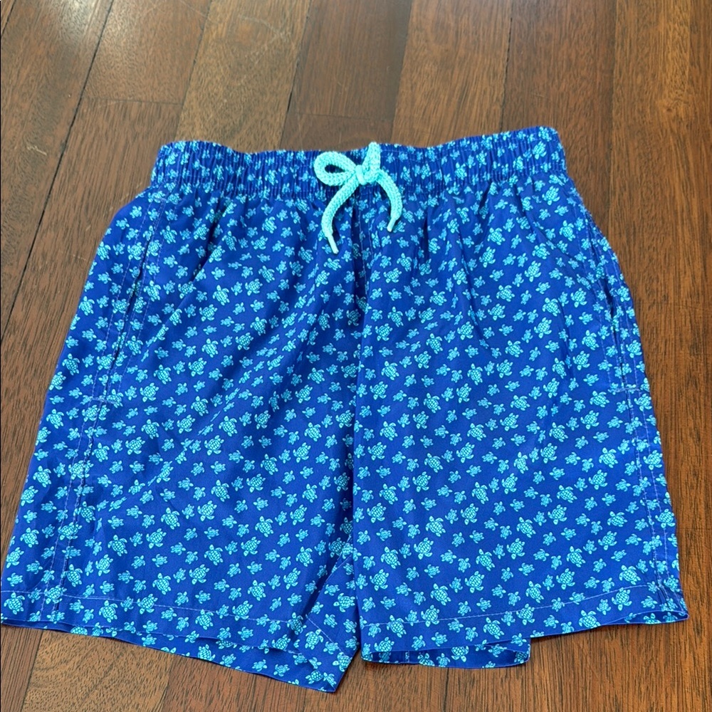 Vilebrequin Boy’s Turtle Swim Shorts With Mesh Lining Inside